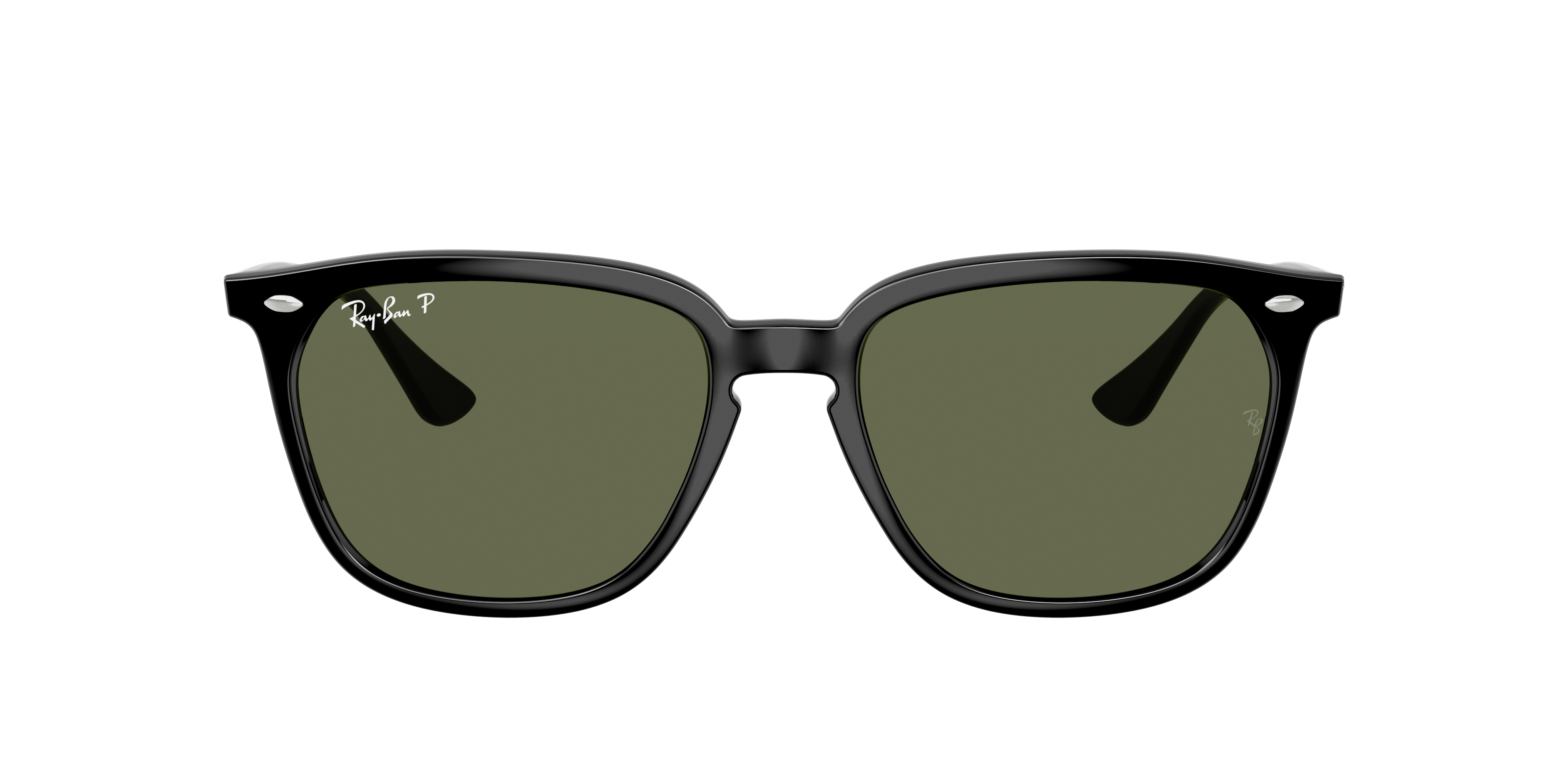 Ray-Ban RB4362 L (55 - 18) with Green lenses and Black frame