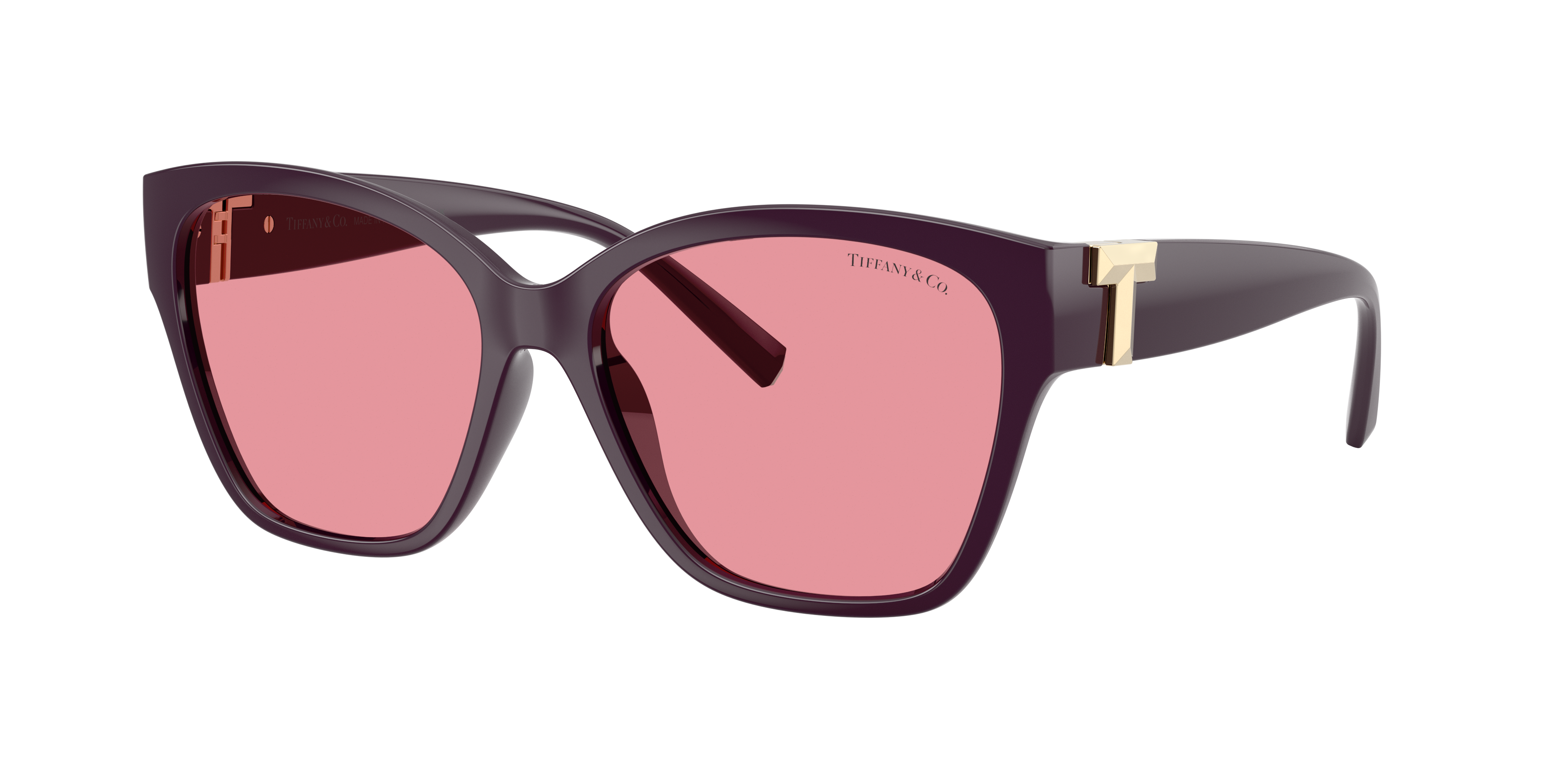 Tiffany & Co. Woman Sunglass TF4254U -  Frame color: Deep Kunzite, Lens color: Pink Internal Mirror Silver
