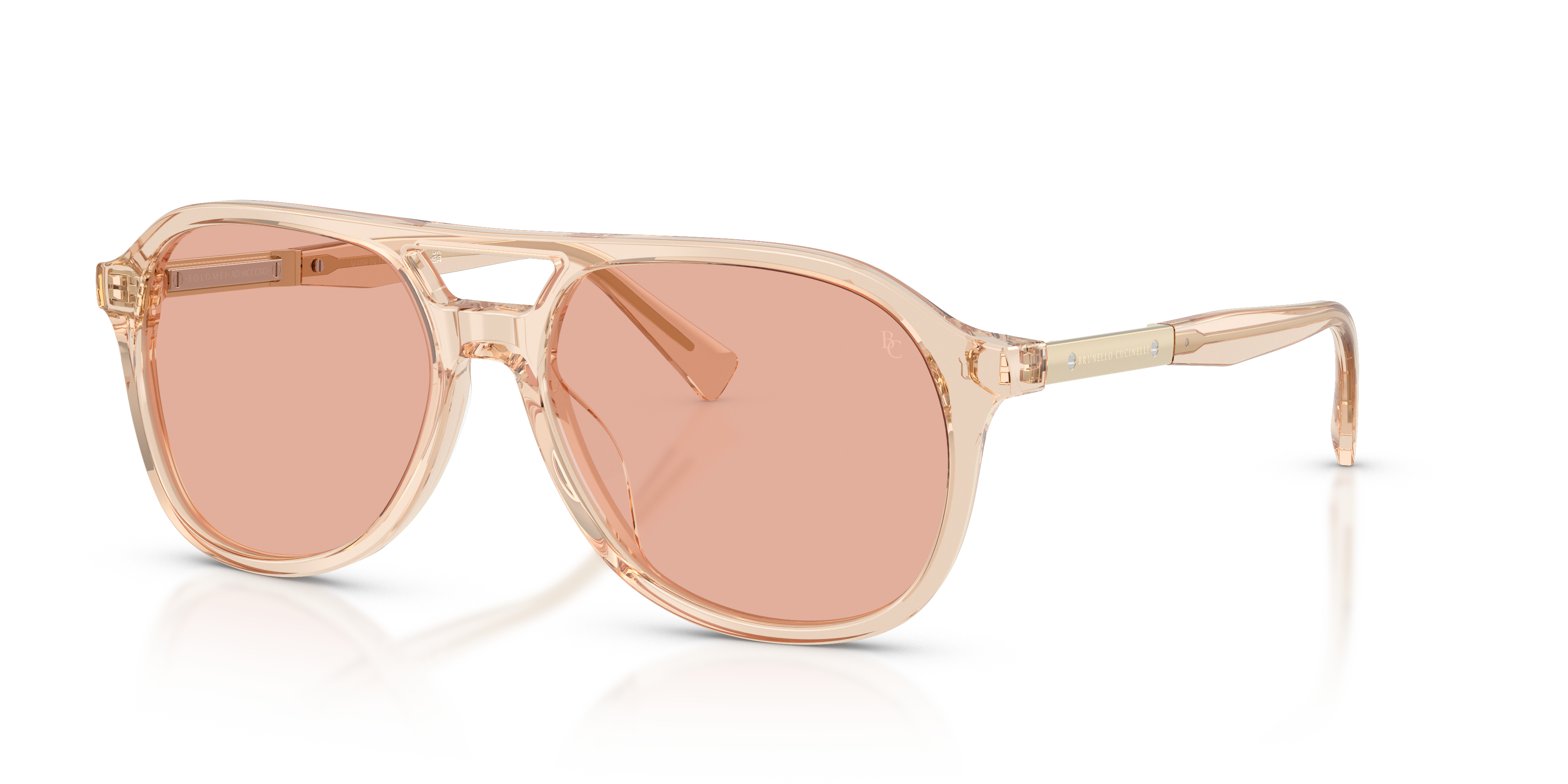 Brunello Cucinelli BC4025S XL (56 - 16) with Pink lenses and