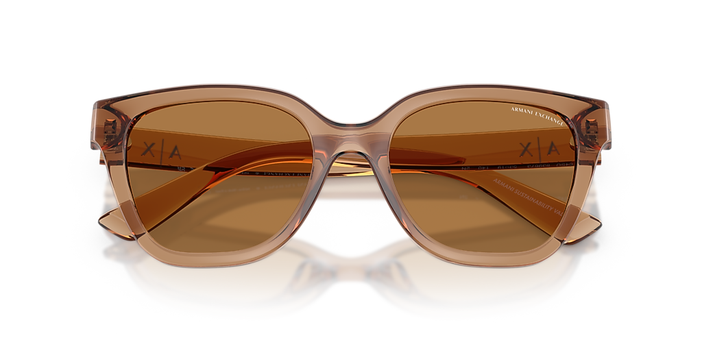 Armani Exchange AX4164SU M (53 - 19) with Brown lenses and  display picture 1