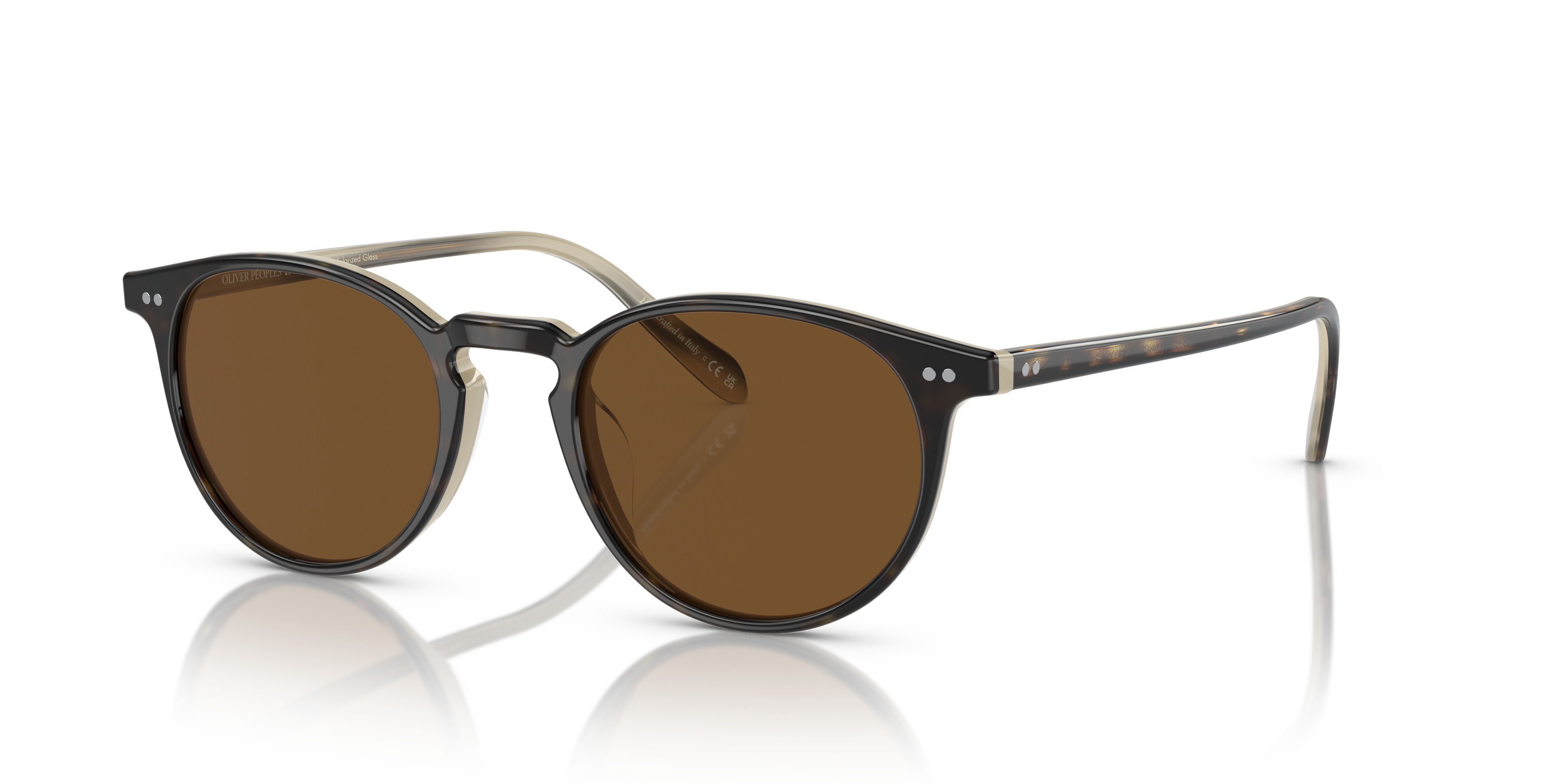 OLIVER PEOPLES Riley Sun 偏光サングラス Oliver Peoples OV5004SU Riley Sun S (49 - 20) with Brown