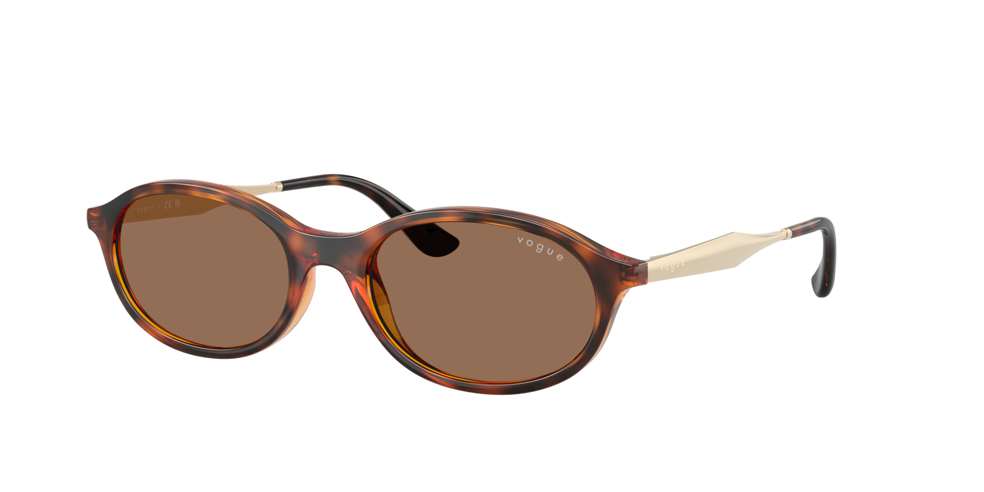 Vogue Eyewear Woman Sunglass VO5625S -  Frame color: Dark Havana, Lens color: Dark Brown