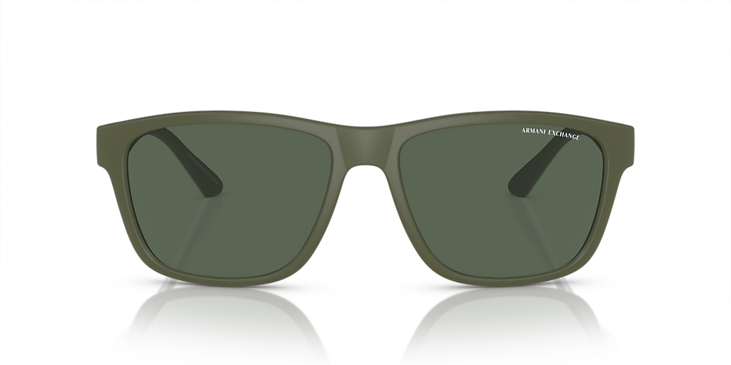 ARMANI EXCHANGE AX4135S Matte Green - Men Sunglasses, Dark Green Lens
