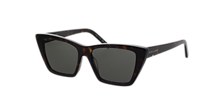 Saint Laurent SL 467 XL (52 - 19) with Grey lenses and Red