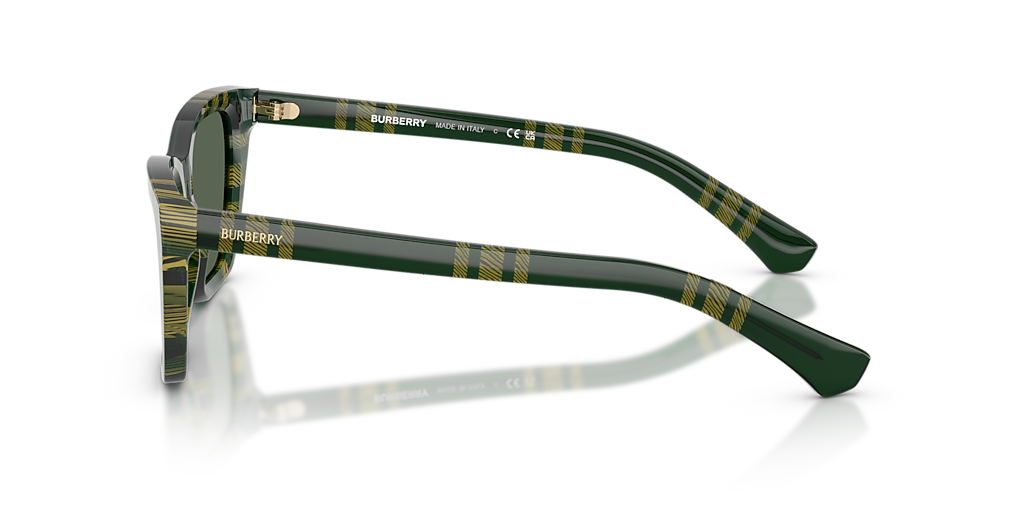 Burberry BE4468 L (54 - 15) with Green lenses and Green frame