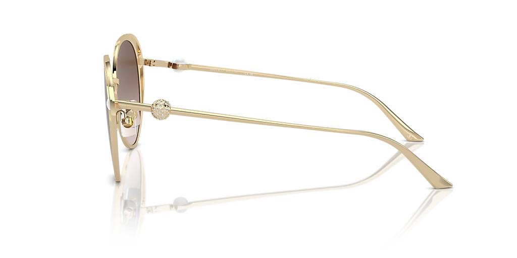 JIMMY CHOO ラウントフレムサンクラス JC4003HB 300613 Jimmy Choo JC4003HB S (53 - 18) with Brown lenses and Gold