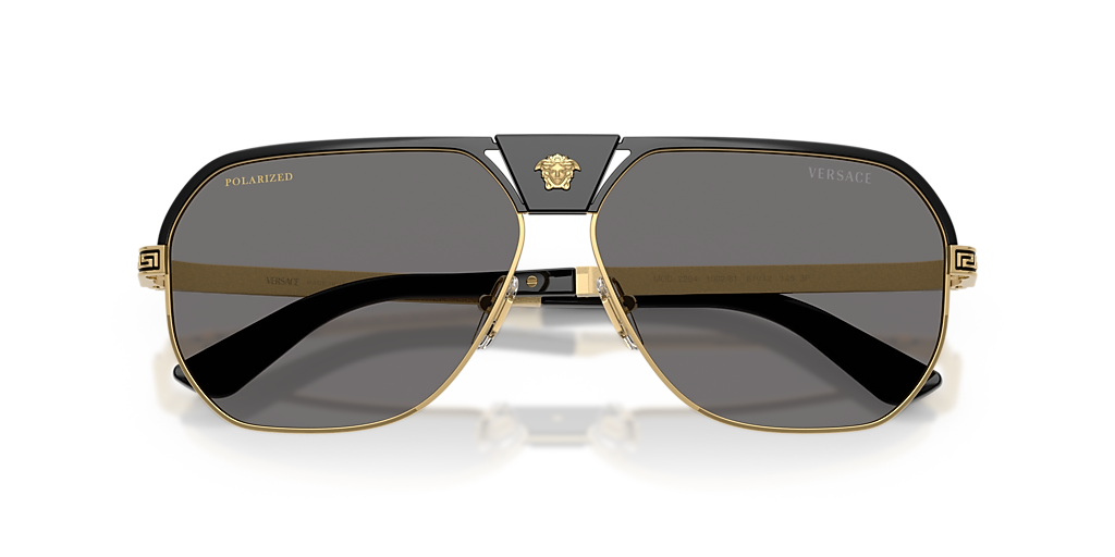 Versace VE2294 XL (61 - 12) with Grey lenses and Black frame  display picture 1