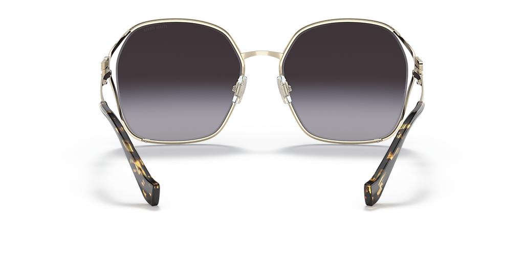 Miu Miu MU 52WS XL (60 - 19) with Grey lenses and Gold frame