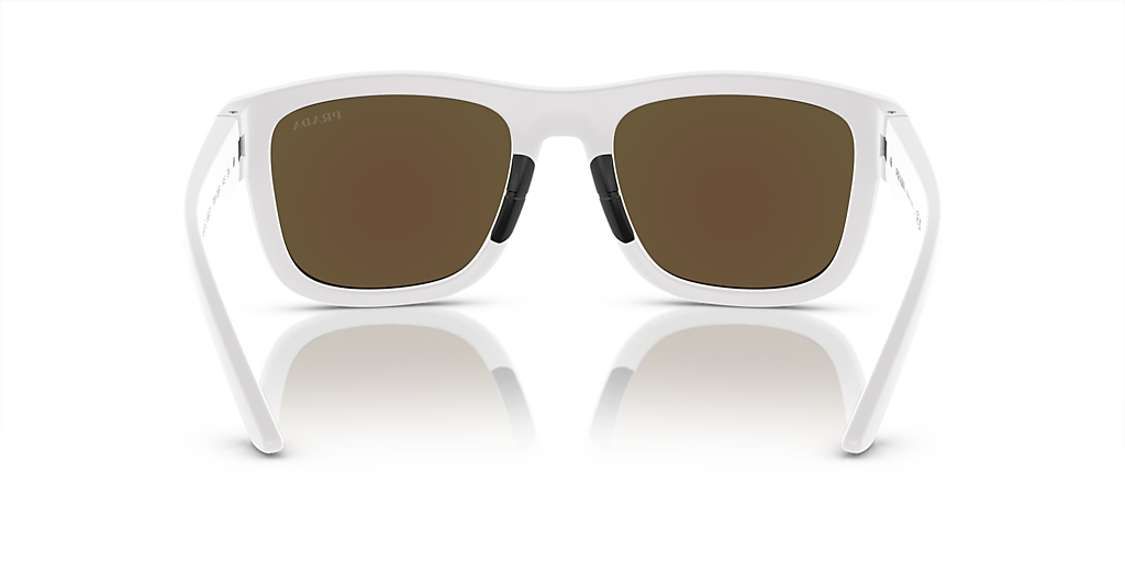 Prada Linea Rossa PS 01ZS XXL (56 - 21) with Blue lenses and White