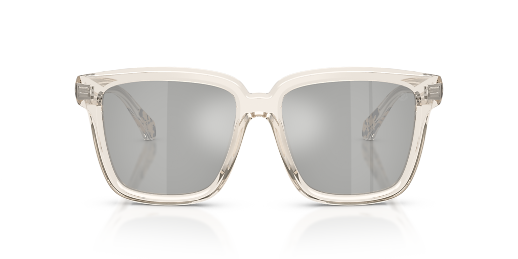 Moncler ME6026 Clasico M (54 - 16) with Silver lenses and White