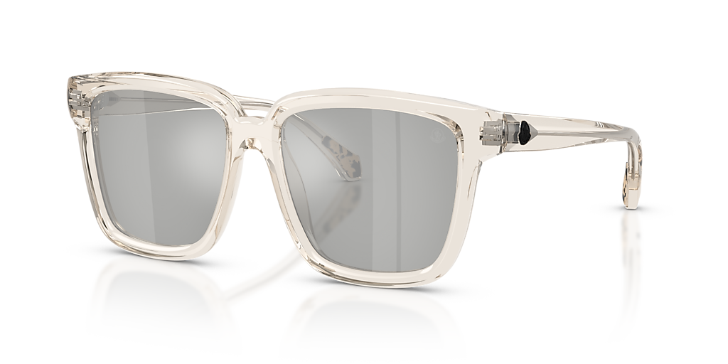 Moncler ME6026 Clasico M (54 - 16) with Silver lenses and White