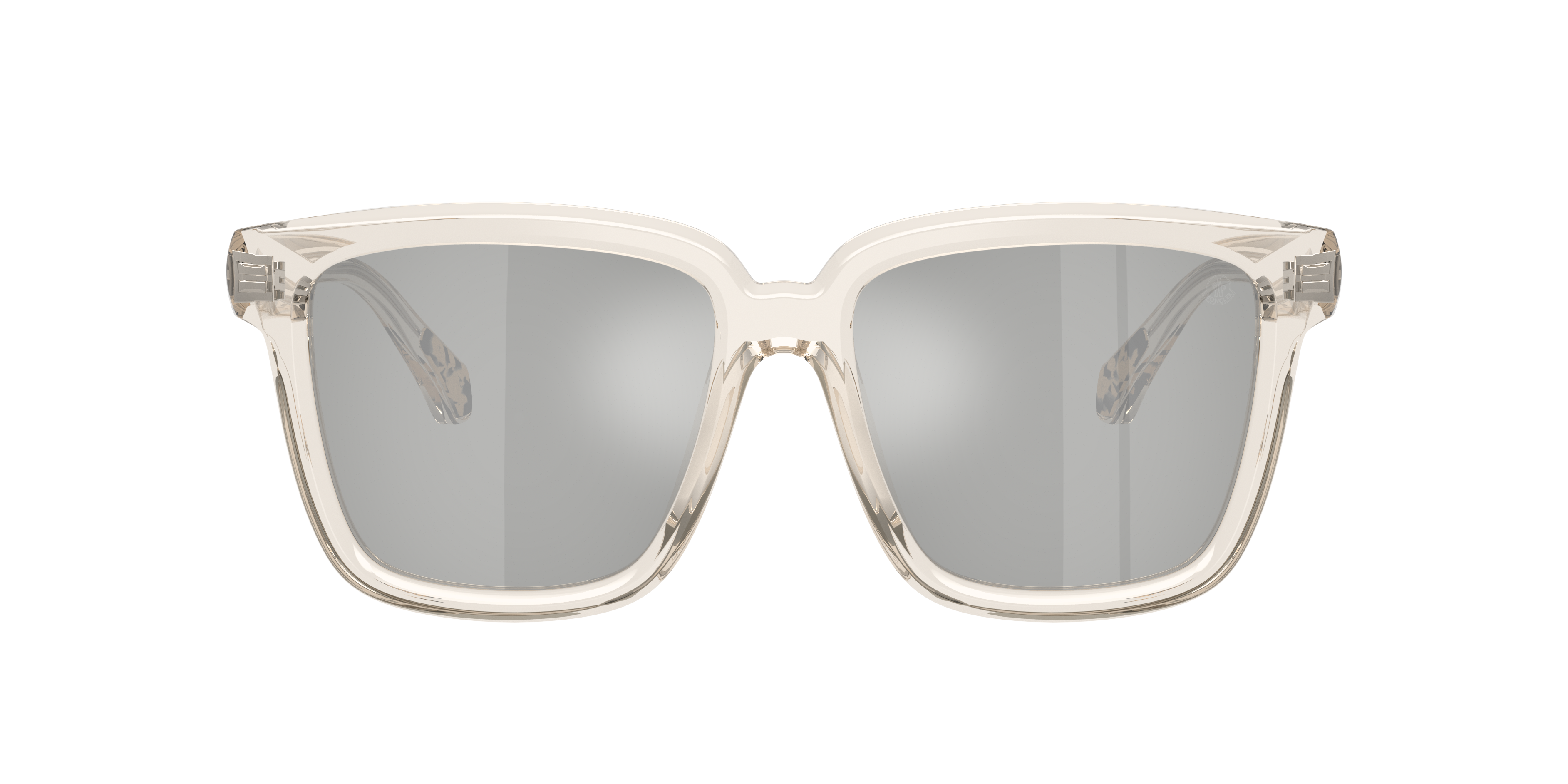 Moncler ME6026 Clasico M (54 - 16) with Silver lenses and White