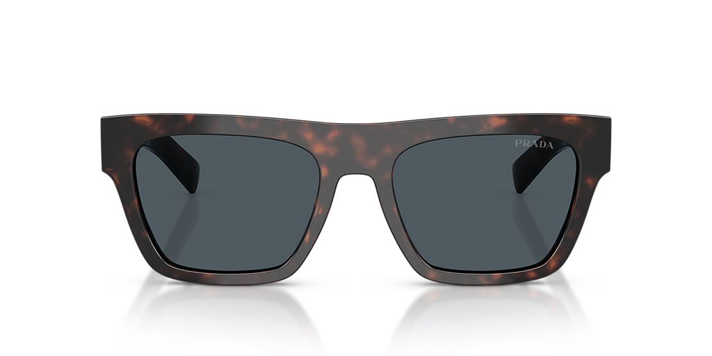 EUC Authentic Prada Sunglasses SPR63V Tortoiseshell Gray Gold with Original Case Vintage 90s Prada Shield Tortoise Sunglasses | eBay main image 2