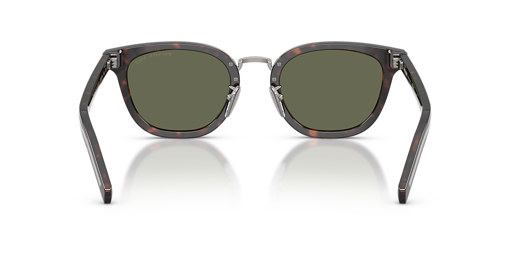 Prada PR C01SD M (49 - 23) with Green lenses and Tortoise frame
