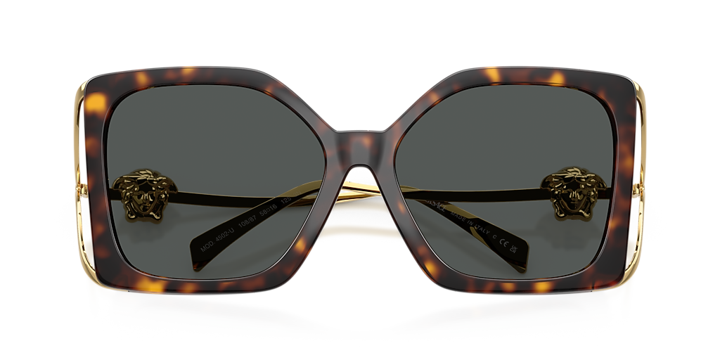 Versace VE4502U XXL (58 - 16) with Grey lenses and Tortoise  display picture 2