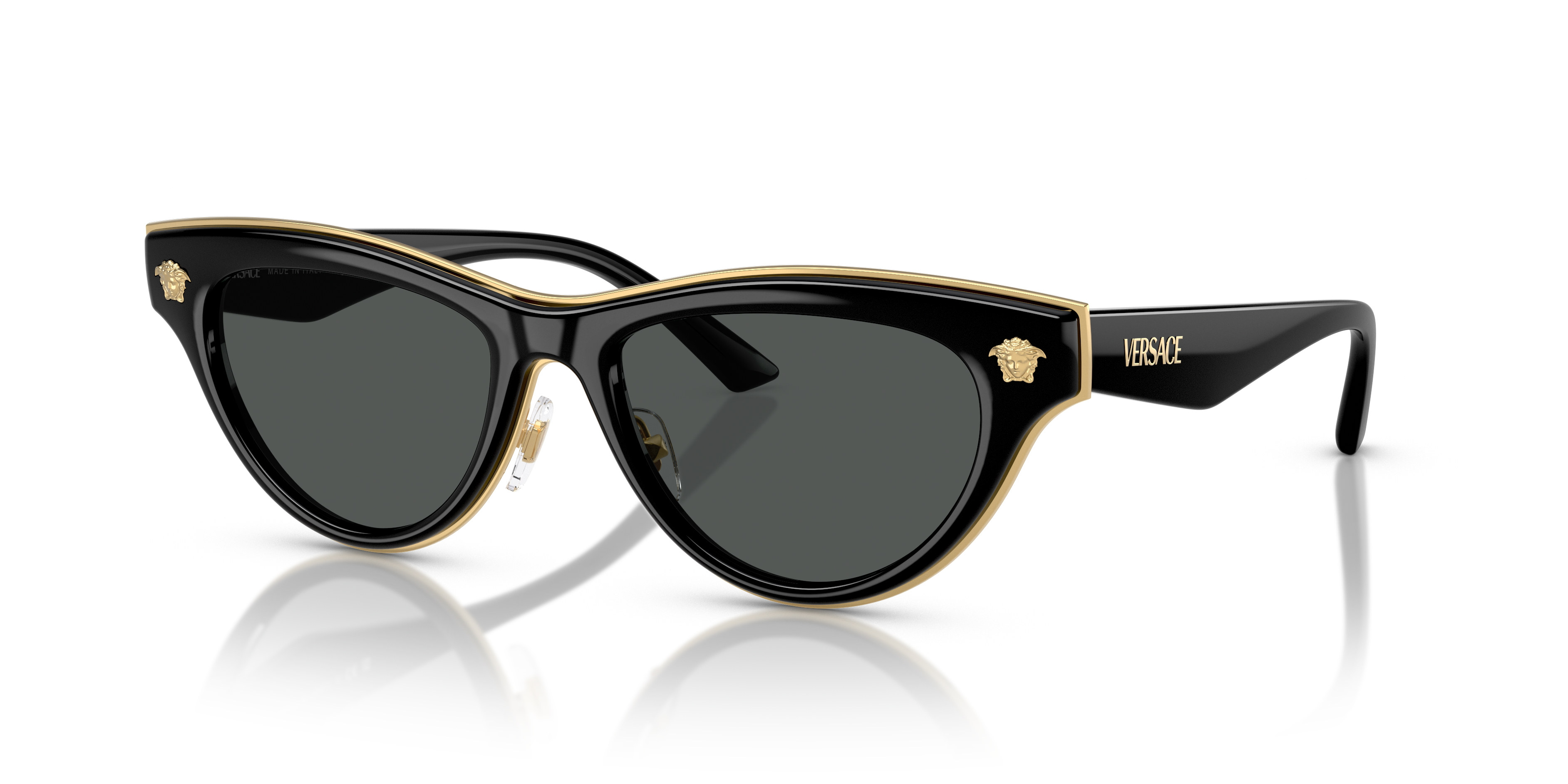VERSACE サングラス VERSACE Vintage Sunglasses Purple Pink Strass Rhinestone