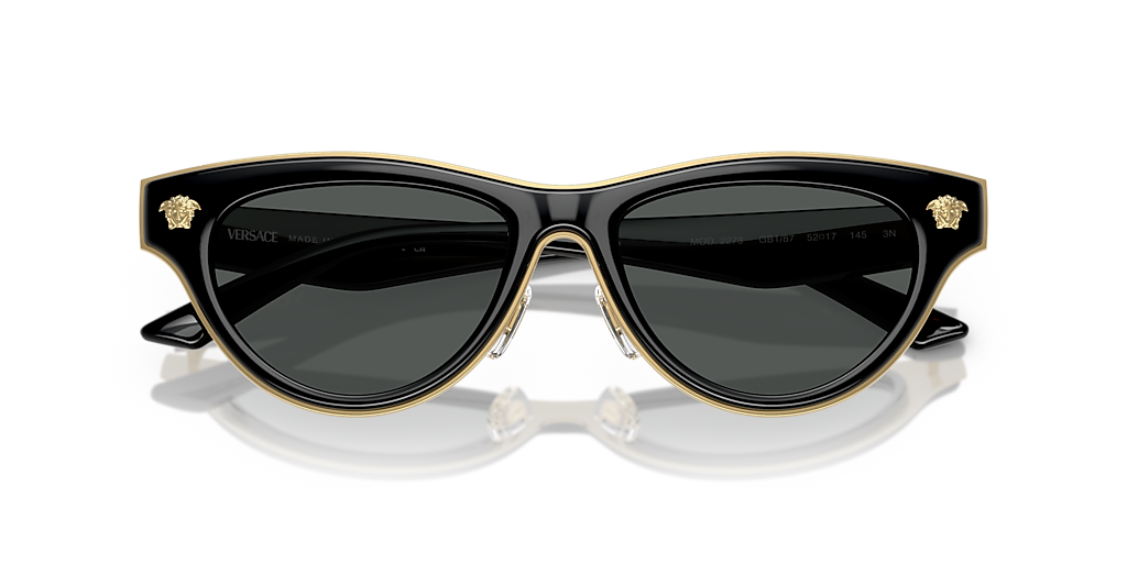 Versace VE2273 L (52 - 17) with Grey lenses and Black frame