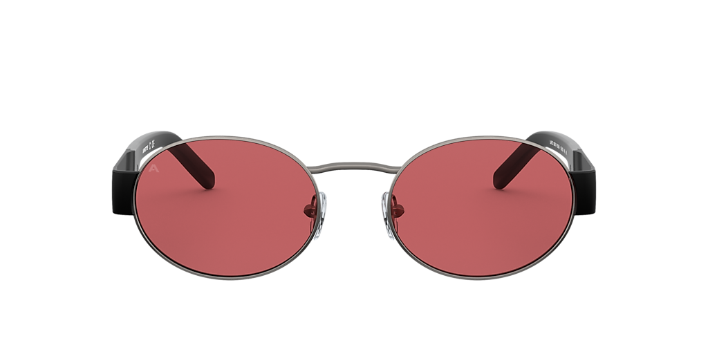 ARNETTE AN3081 LARS Matte Brushed Gunmetal - Men Sunglasses, Pink Lens