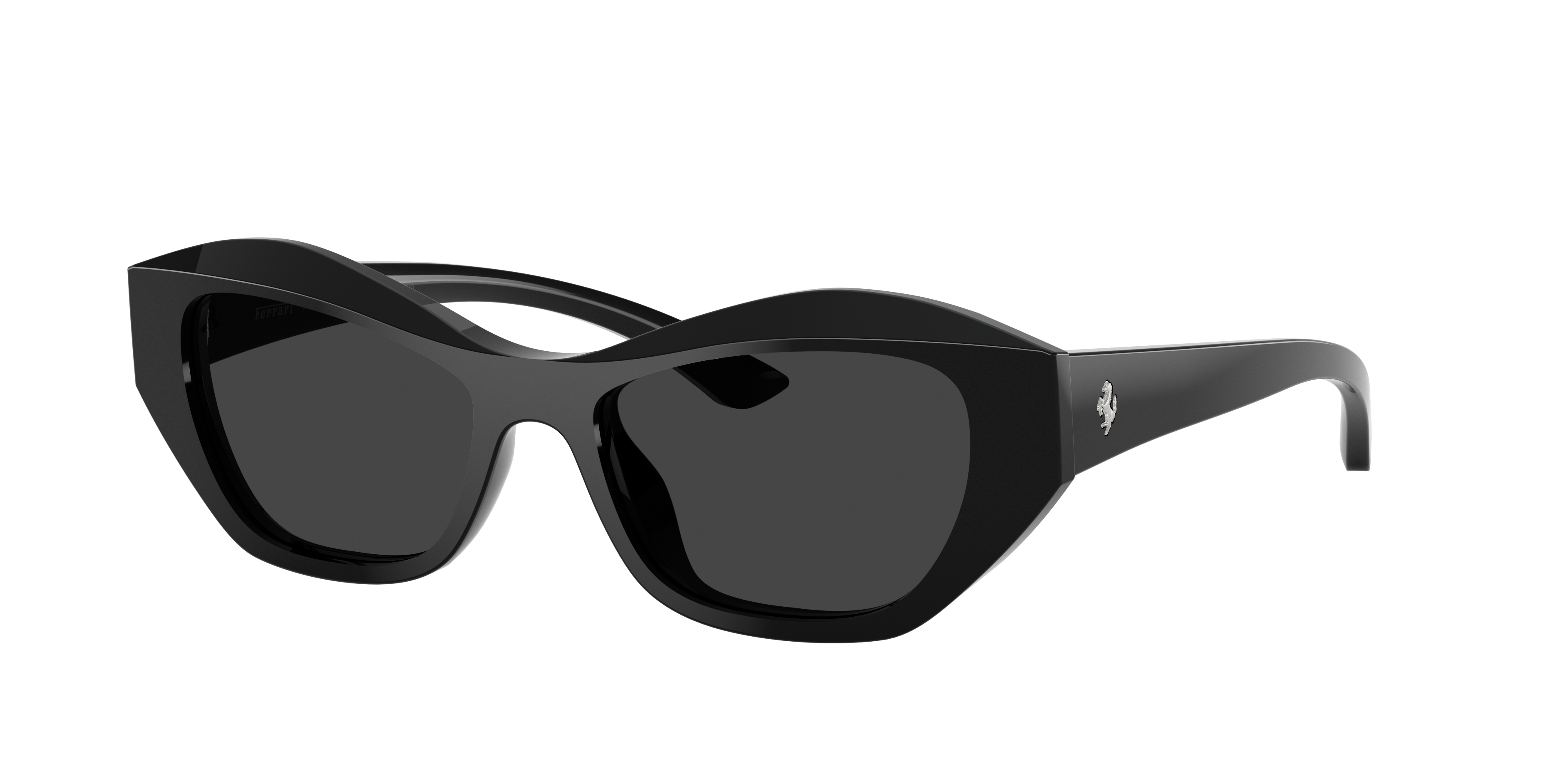 Ferrari Woman Sunglass FH2022U -  Frame color: Black Shiny, Lens color: Black