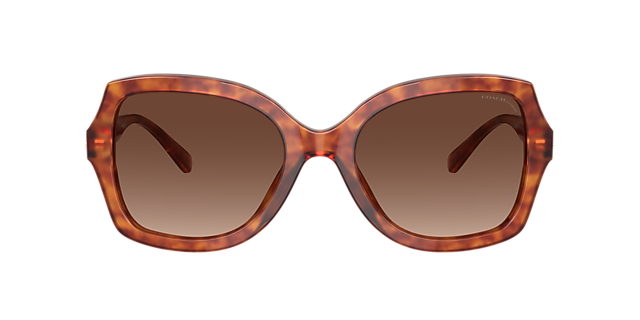 Coach HC8295 L1147 56 Dark Grey Gradient & Black Sunglasses 