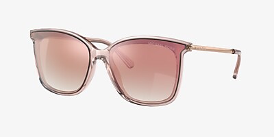 Michael Kors MK2079U Zermatt 61 Rosa Gold Verlauf verspiegelt 