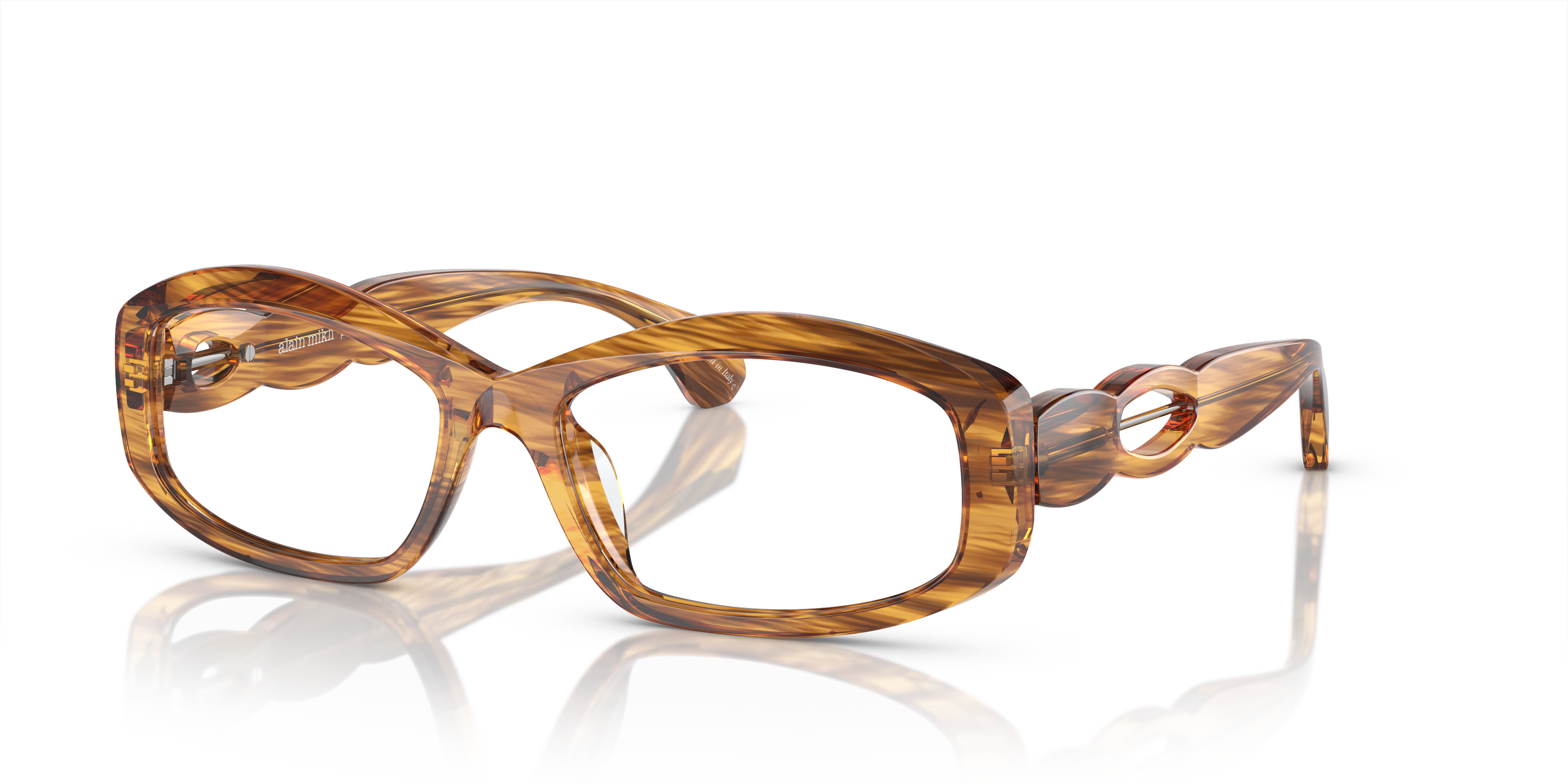 Alain Mikli A05502 L (56 - 17) with Brown lenses and Brown frame
