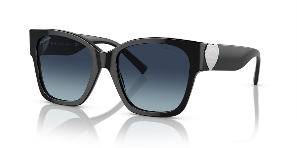 Tiffany&Co TF4216F ハートタグ サングラス Return to Tiffany Tiffany & Co. TF4216F XL (54 - 18) with Blue lenses and