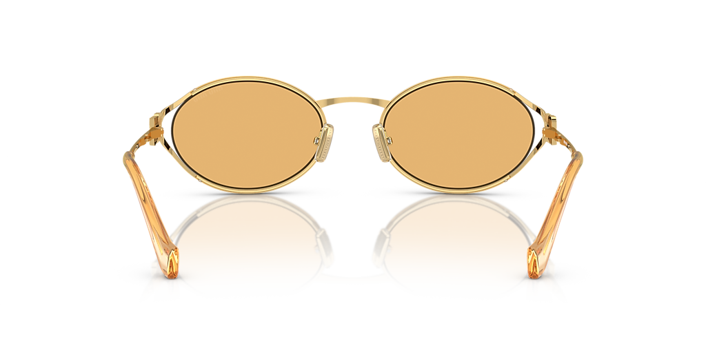 Miu Miu MU 52YS L (54 - 21) with Orange lenses and Gold
