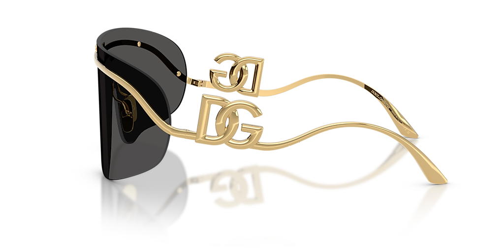 Dolce&Gabbana DG2320 XL (0 - 140) with Grey lenses and Gold frame