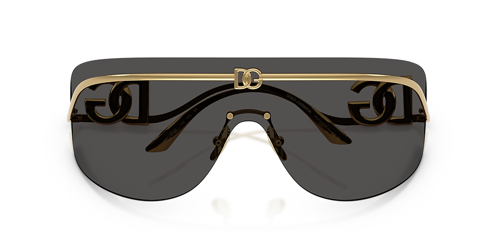 Dolce&Gabbana DG2320 XL (0 - 140) with Grey lenses and Gold frame