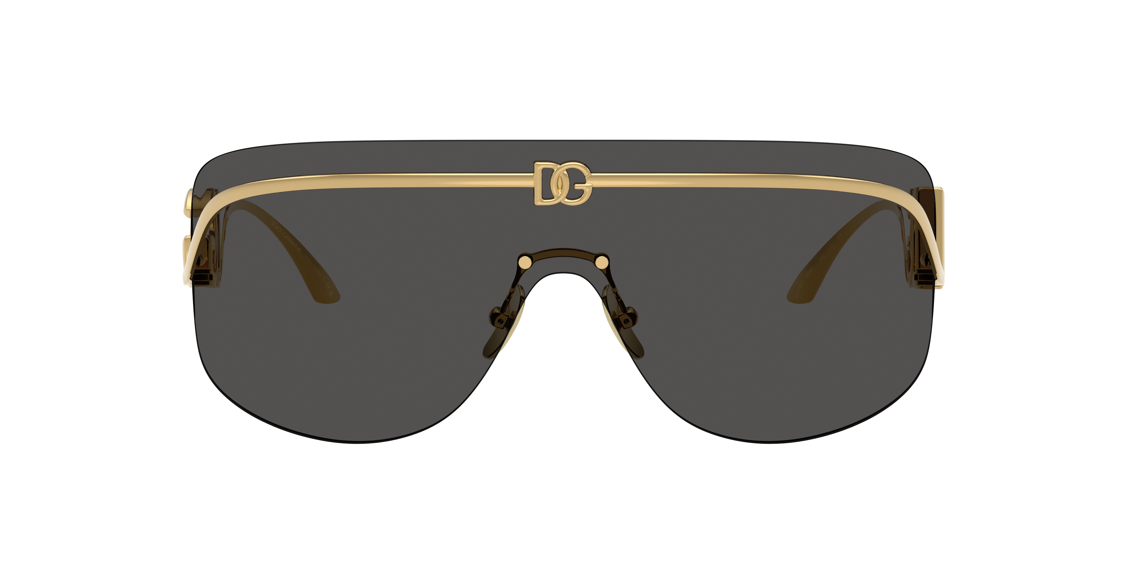 Dolce&Gabbana DG2320 XL (0 - 140) with Grey lenses and Gold frame