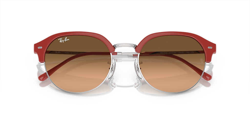 Ray-Ban RB4429 XL (53 - 20) with Pink lenses and Red frame