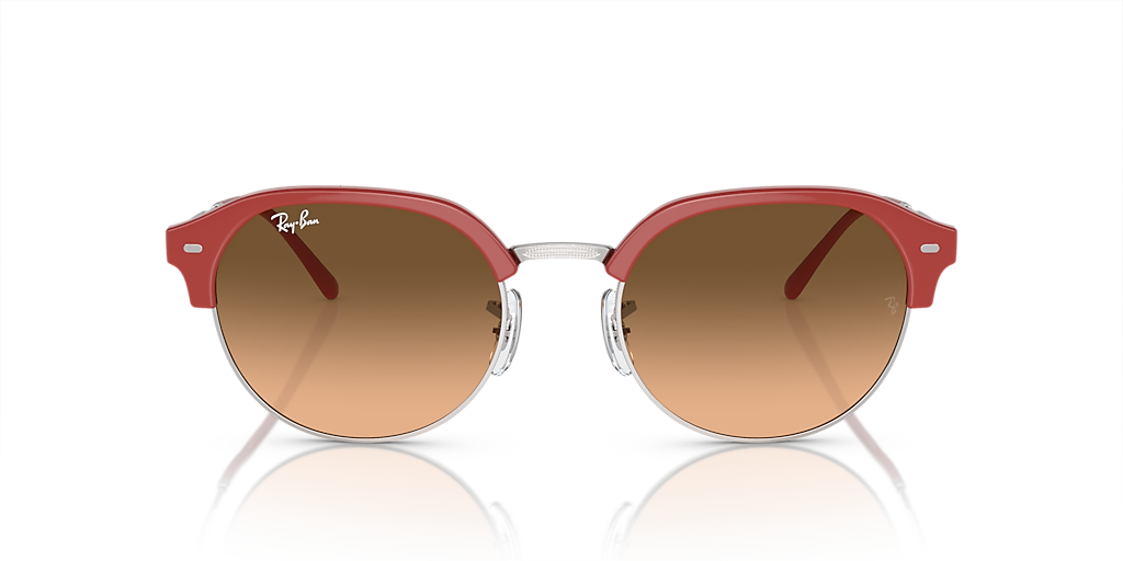 小物 eyebrella Gradient sunglasses Gradient Brown Hipster Acetate Square Gradient Sunglasses