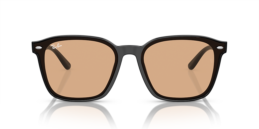 Ray-Ban RB4392D XXL (66 - 17) with Brown lenses and Black frame