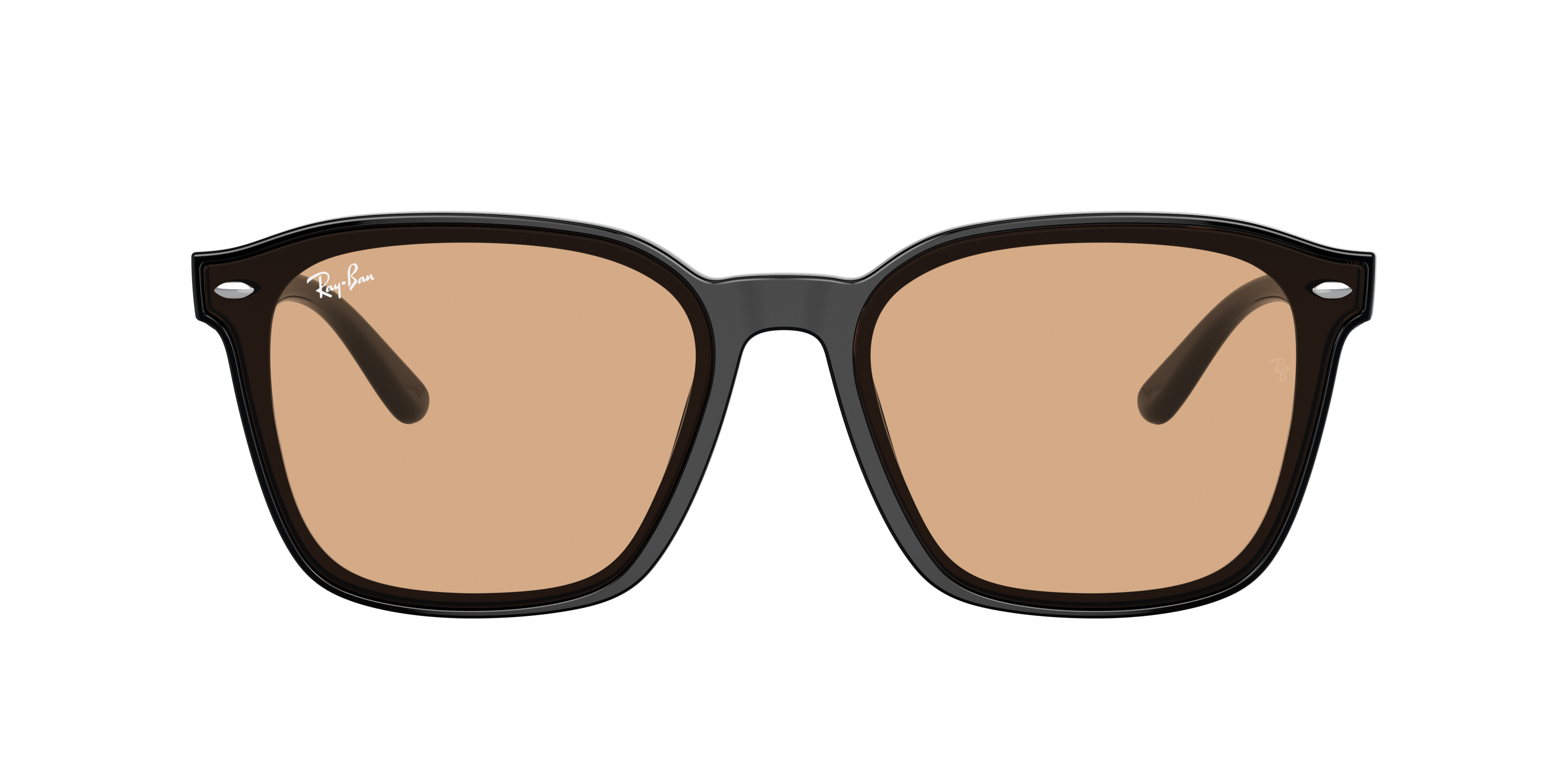 Ray-Ban RB4392D XXL (66 - 17) with Brown lenses and Black frame
