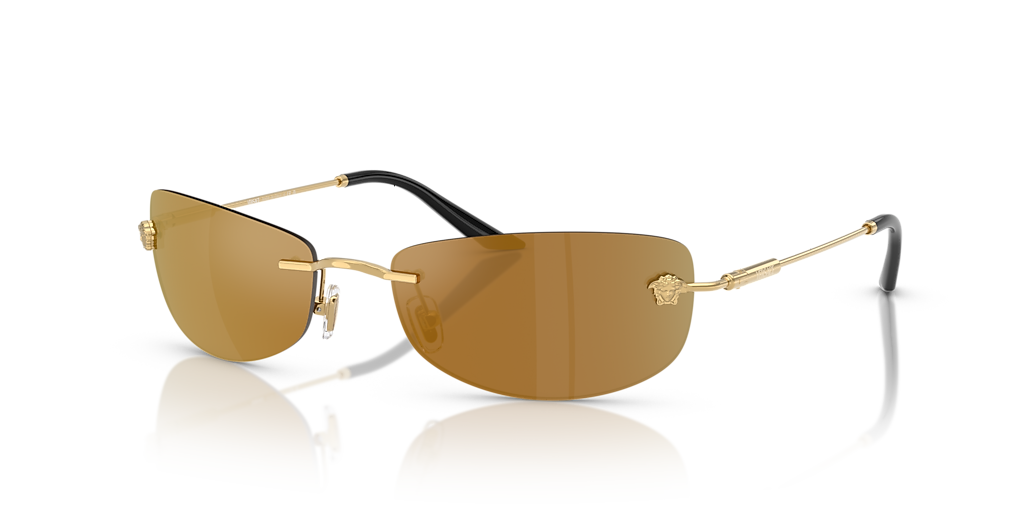 Versace VE2279 XL (60 - 18) with Copper lenses and Gold frame