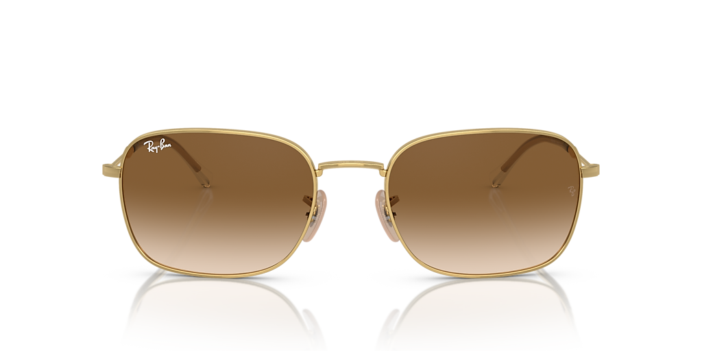 【美品】Ray-Ban レイバン RB3706 ゴールド ブラウン Ray-Ban RB3706 XL (57 - 20) with Brown lenses and Gold frame