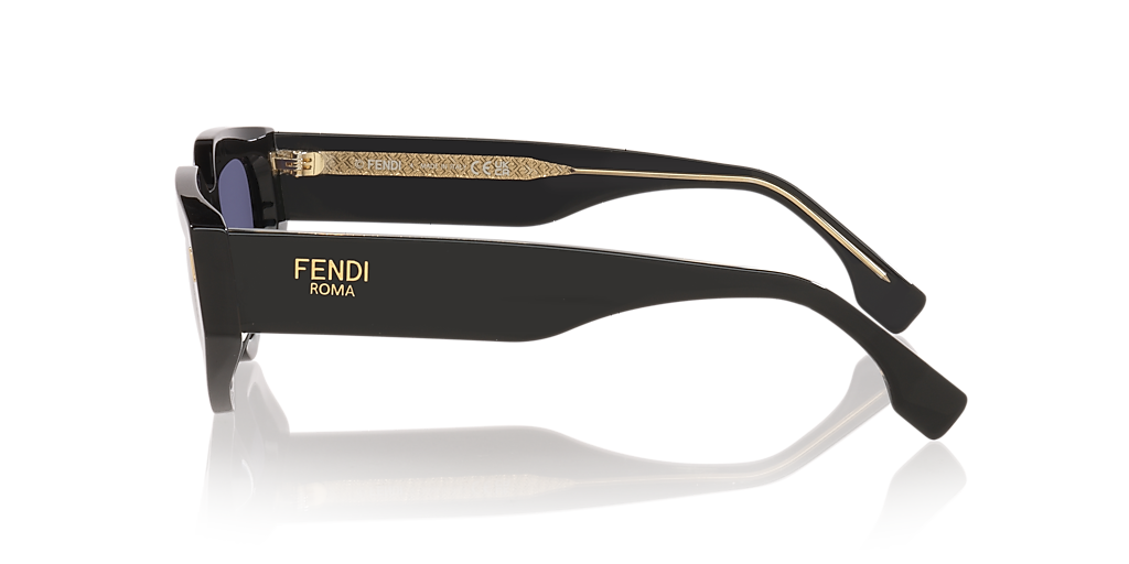 Fendi Fendi Roma FE40163U XS (54 - 15) with Blue lenses and Black