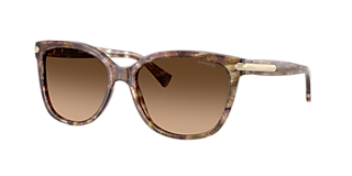 Coach HC8378U CL926 XXL (57 - 17) with Brown lenses and
