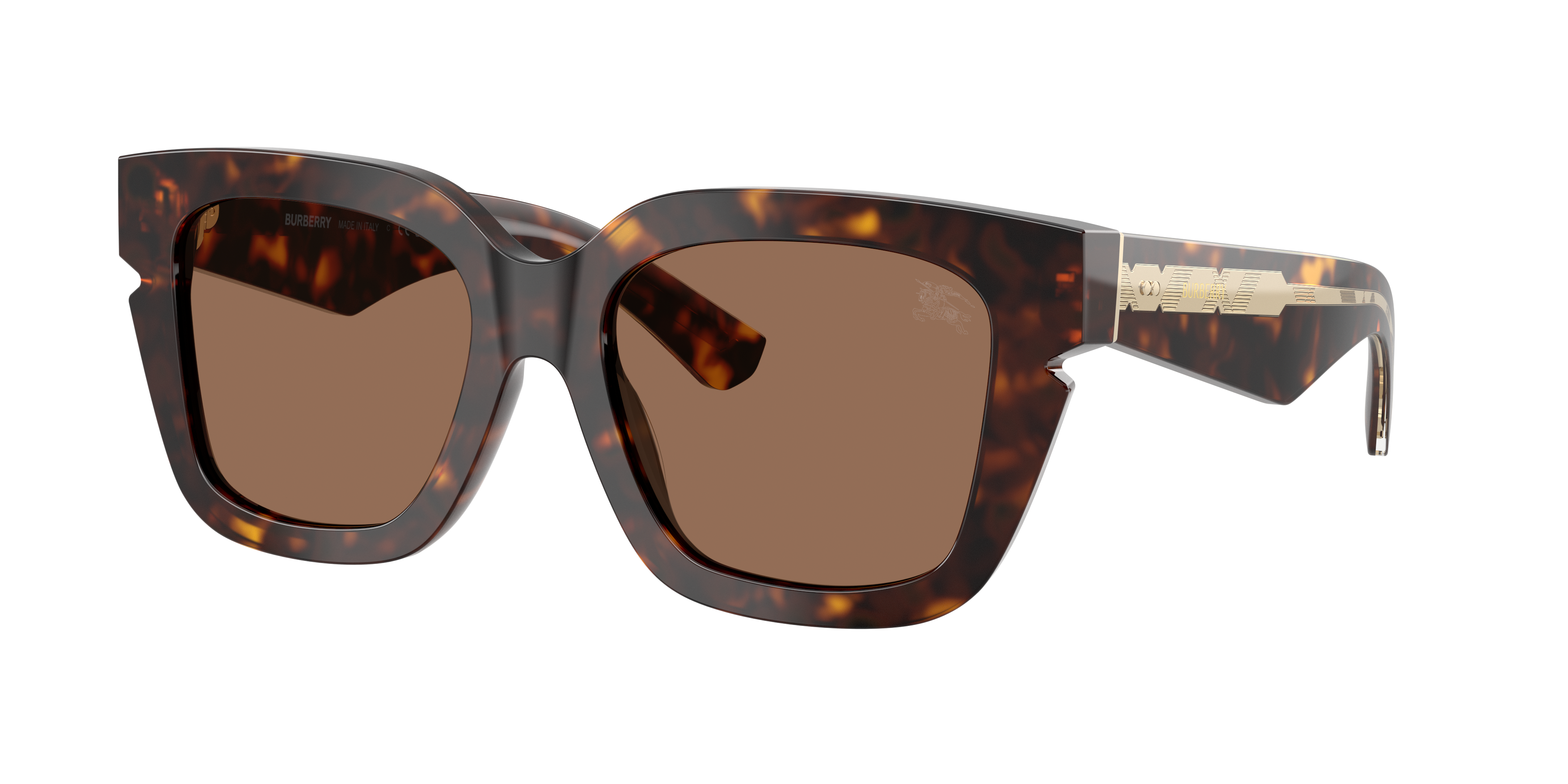 Burberry Woman Sunglass BE4453 -  Frame color: Dark Havana, Lens color: Dark Brown