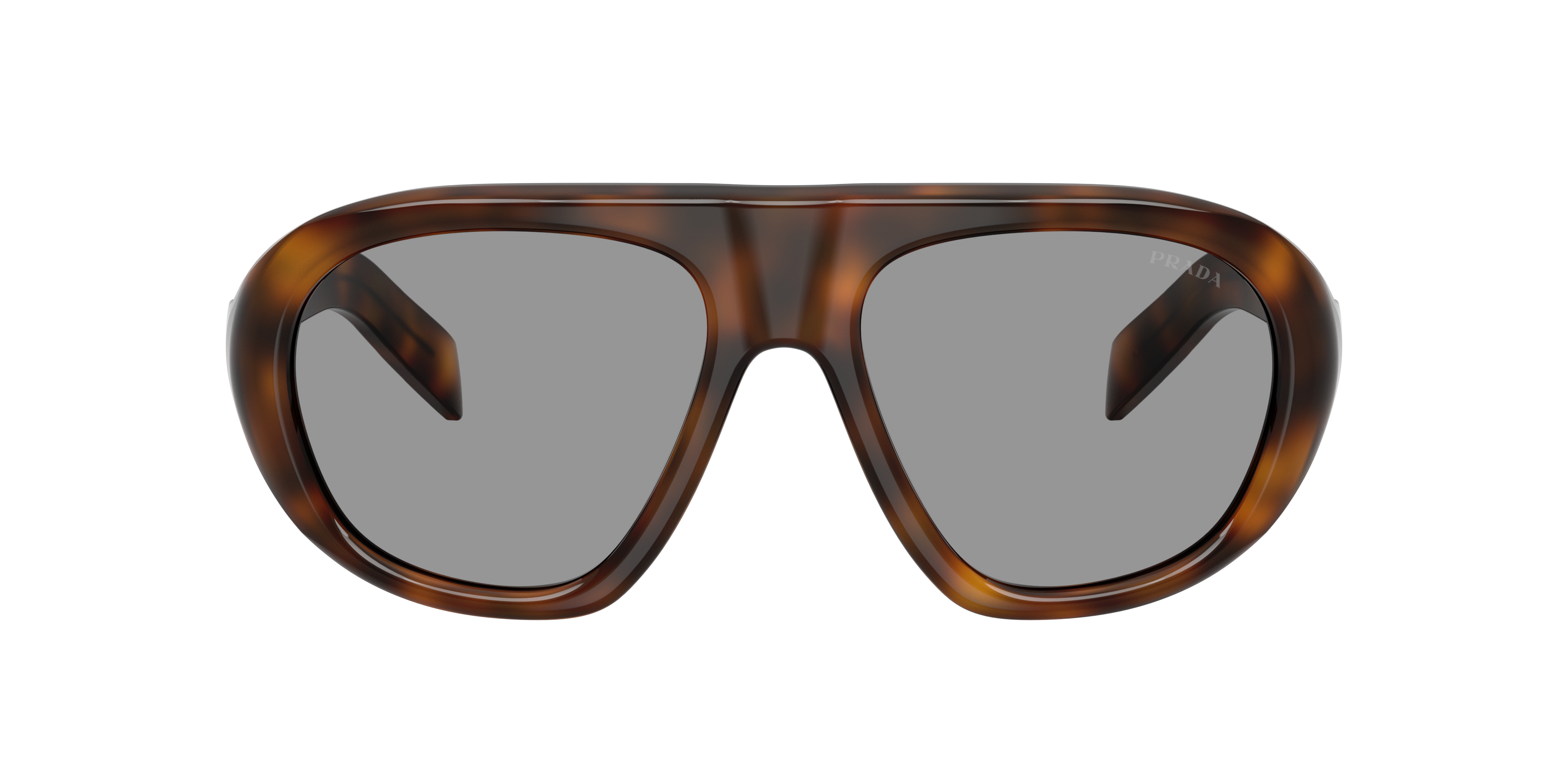 Prada PR C05S L (57 - 18) with Grey lenses and Tortoise frame