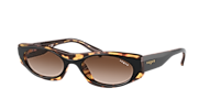 VOGUE EYEWEAR VO5316S Black - Women Sunglasses, Brown Gradient Lens