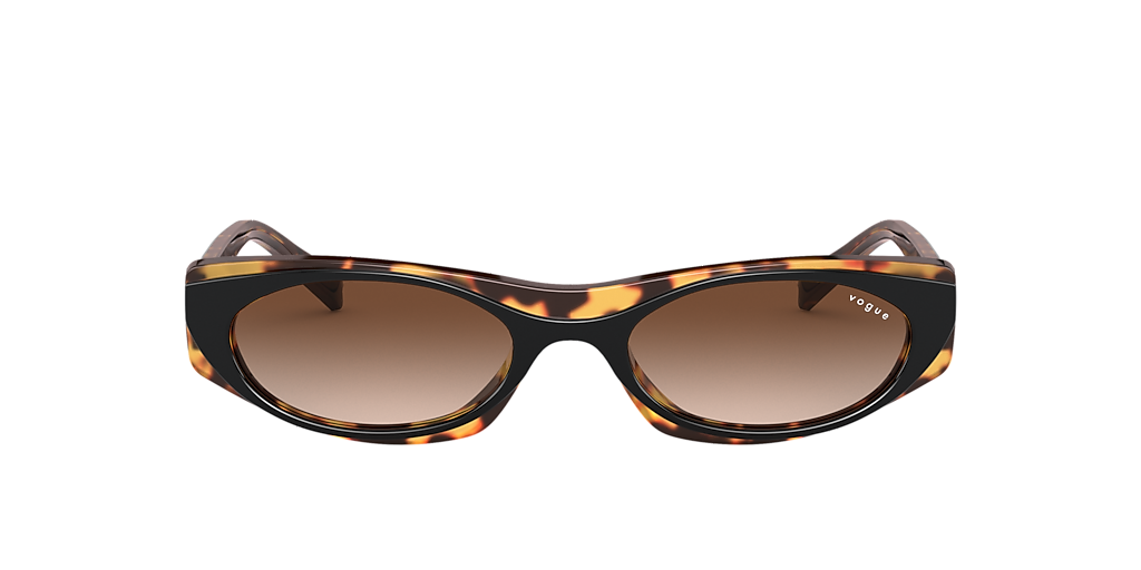VOGUE EYEWEAR VO5316S Black - Women Sunglasses, Brown Gradient Lens