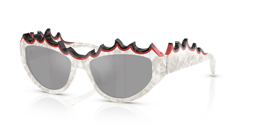 Alain Mikli A05514 S (54 - 16) with Grey lenses and White frame