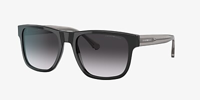 Emporio Armani EA4163 56 Verlaufstönung Grau & Schwarz Sunglasses 