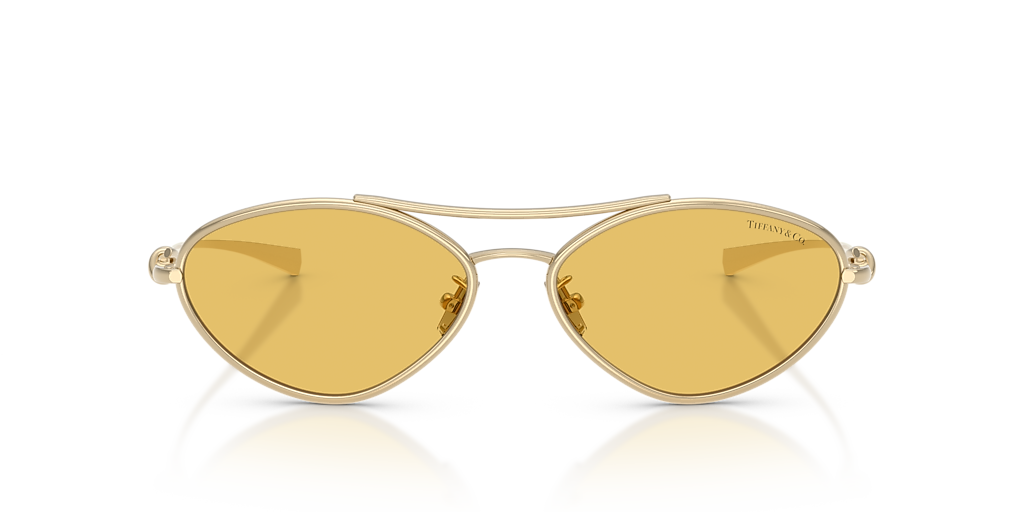 Tiffany & Co. TF3117 XL (58 - 16) with Yellow lenses and Gold