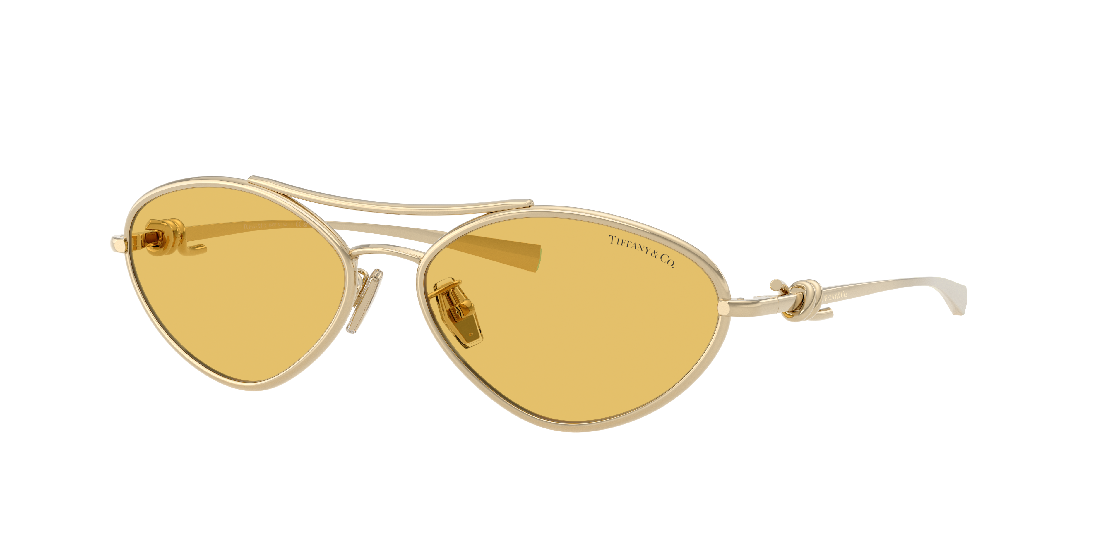 Tiffany & Co. Woman Sunglass TF3117 -  Frame color: Pale Gold, Lens color: Yellow