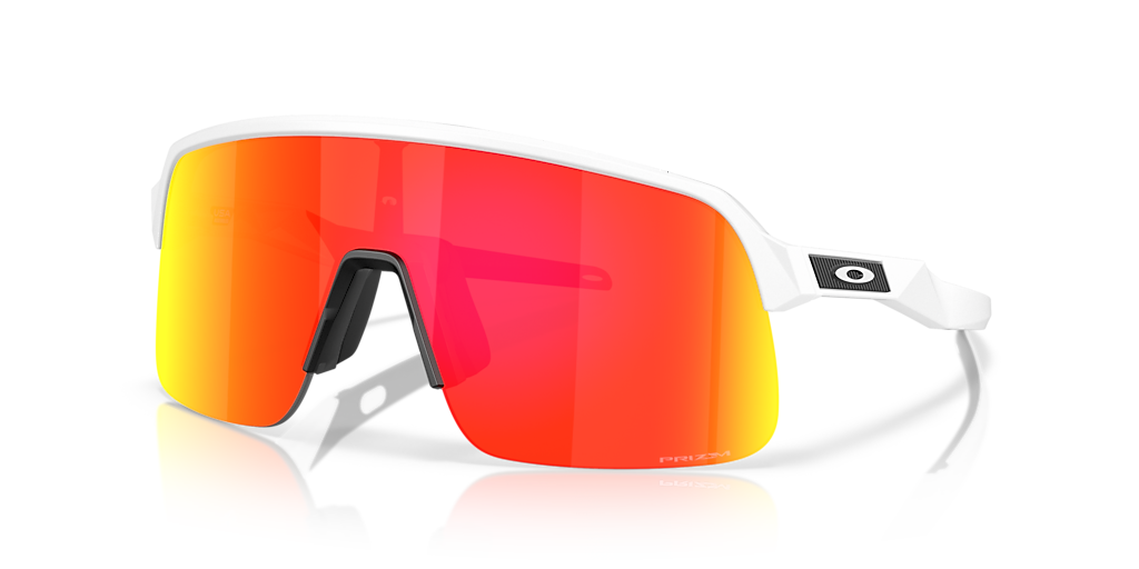 Oakley スポーツサングラス ホワイト/レッド/イエロー Oakley OO9406 Sutro L (0 - 137) with Violet lenses and White frame