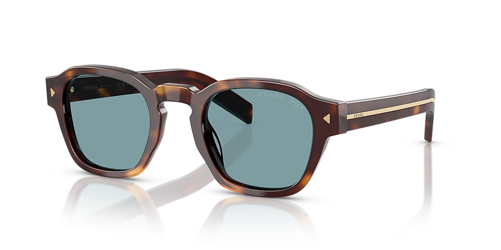 Prada PR A16SF L (53 - 21) with Green lenses and Tortoise frame