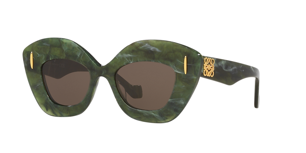 【送料&関税込】Loewe LW40127I Sunglasses - Unisex Loewe Anagram LW40127I XXS (48 - 18) with Blue lenses and